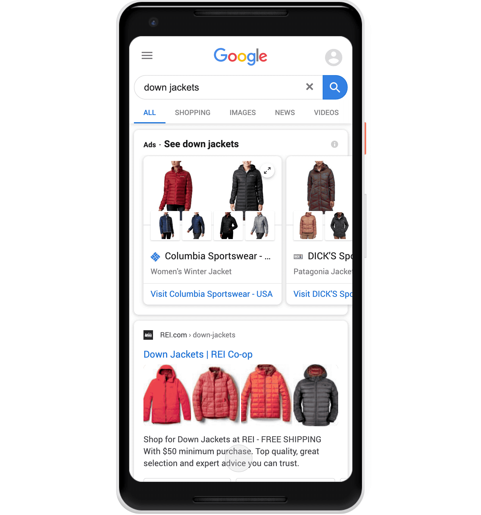 Google Search eCommerce 